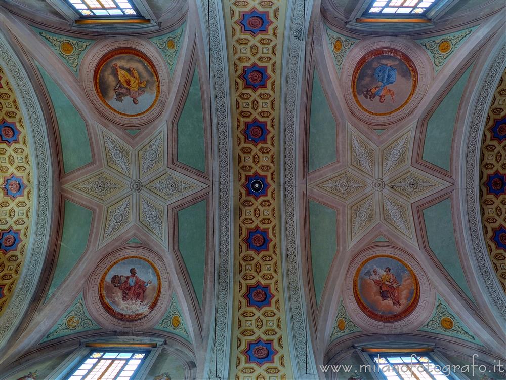 Tavigliano (Biella) - Volta della navata della Chiesa della Santissima Trinità e di San Carlo